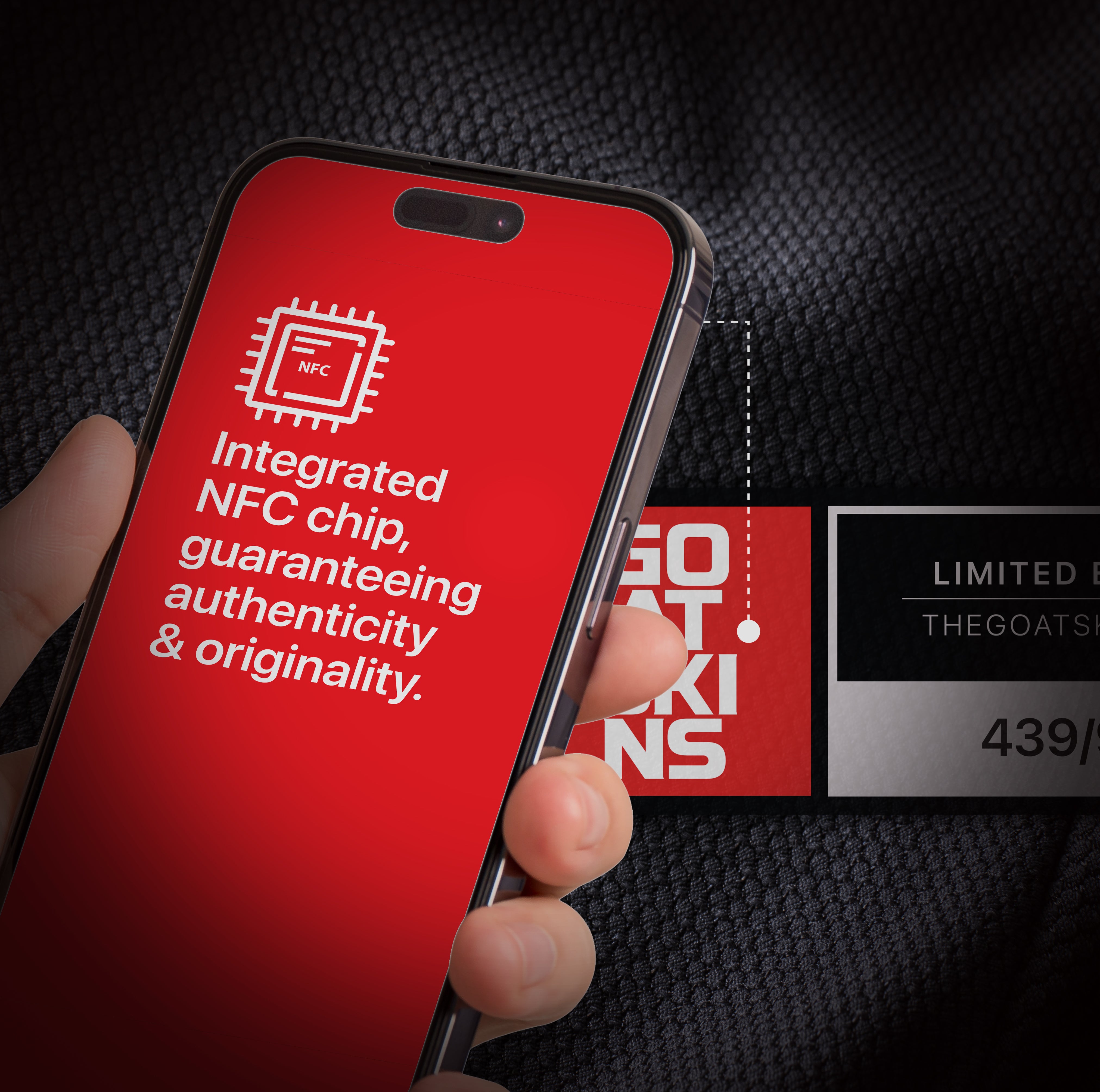 How to verify your Goat Skins jersey authenticity with built-in NFC technology