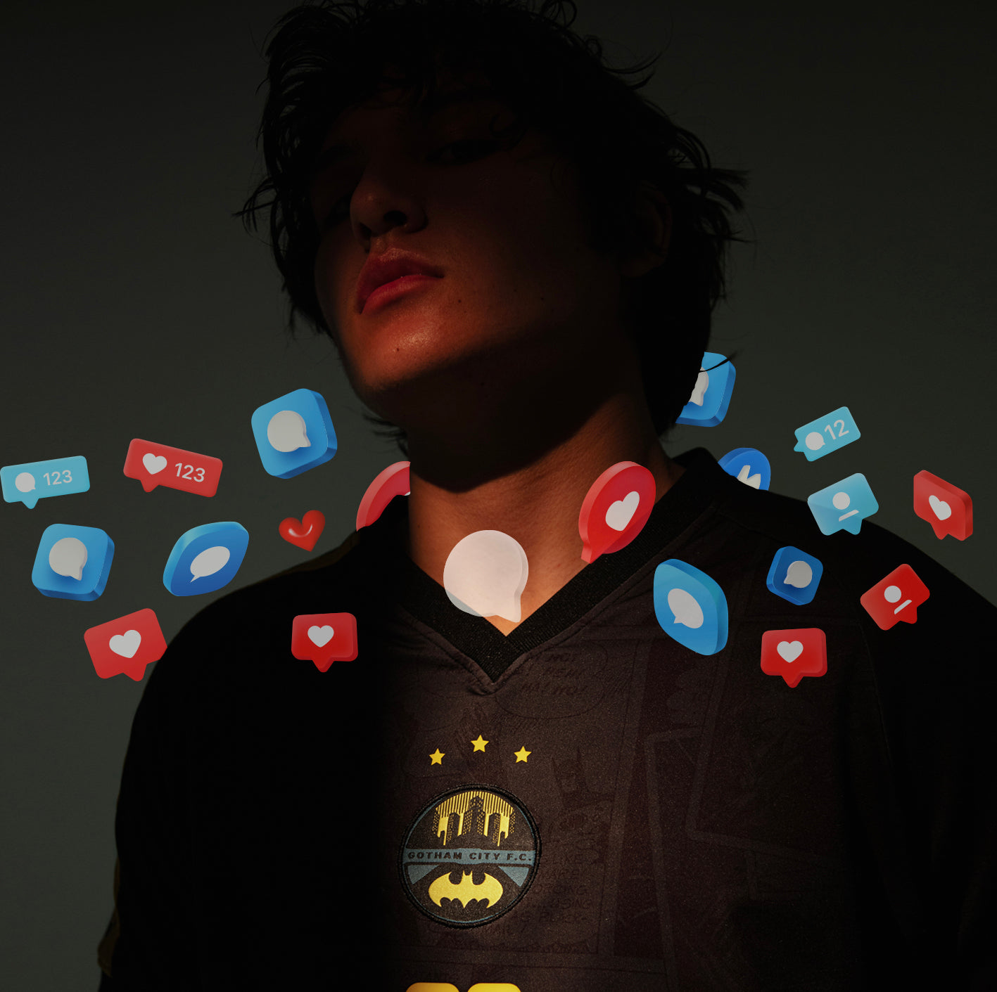 Goat Skins Batman Limited Edition Jersey Social Media Likes