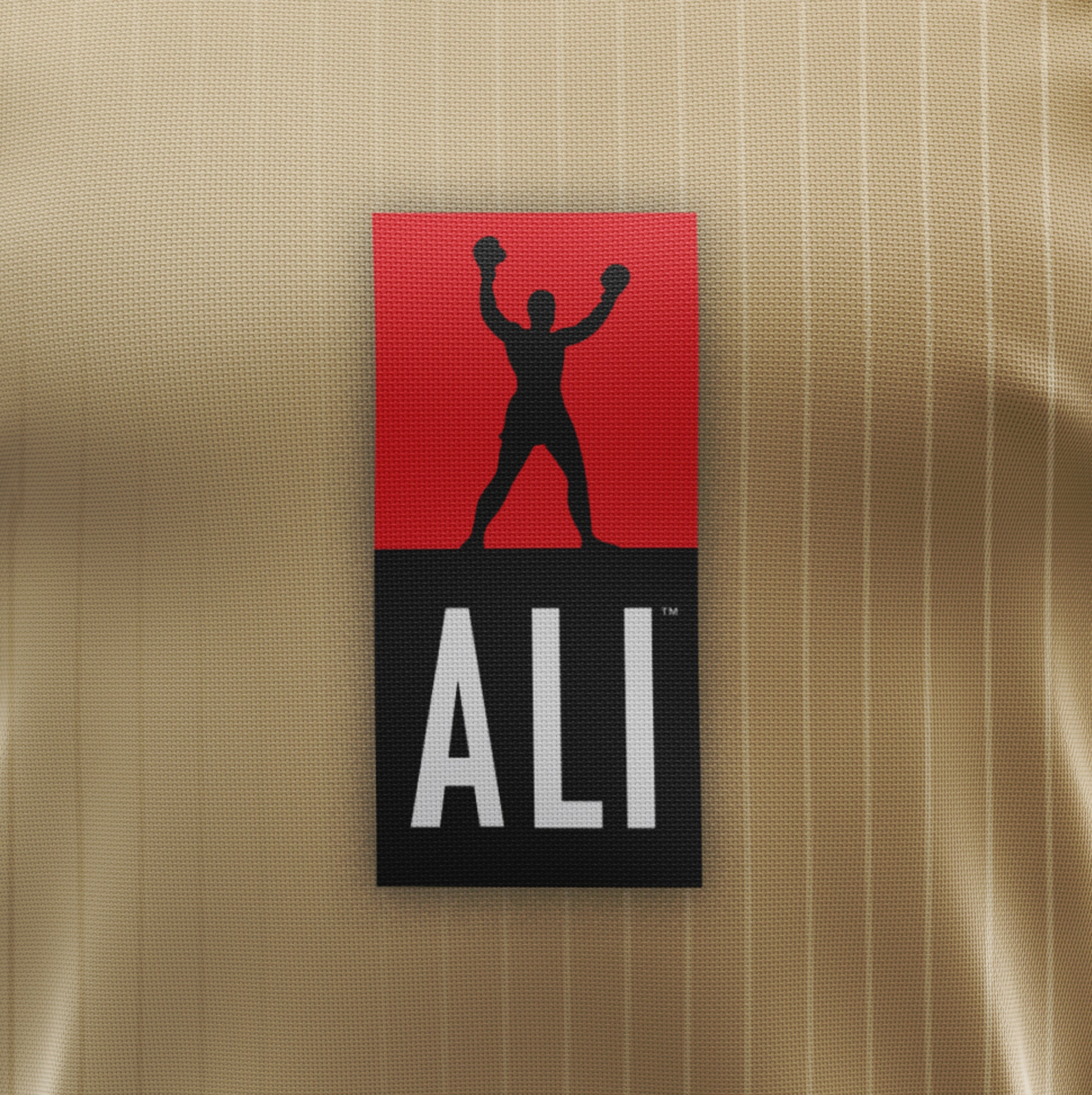 Muhammad Ali collectible jersey icon logo detail Goat Skins