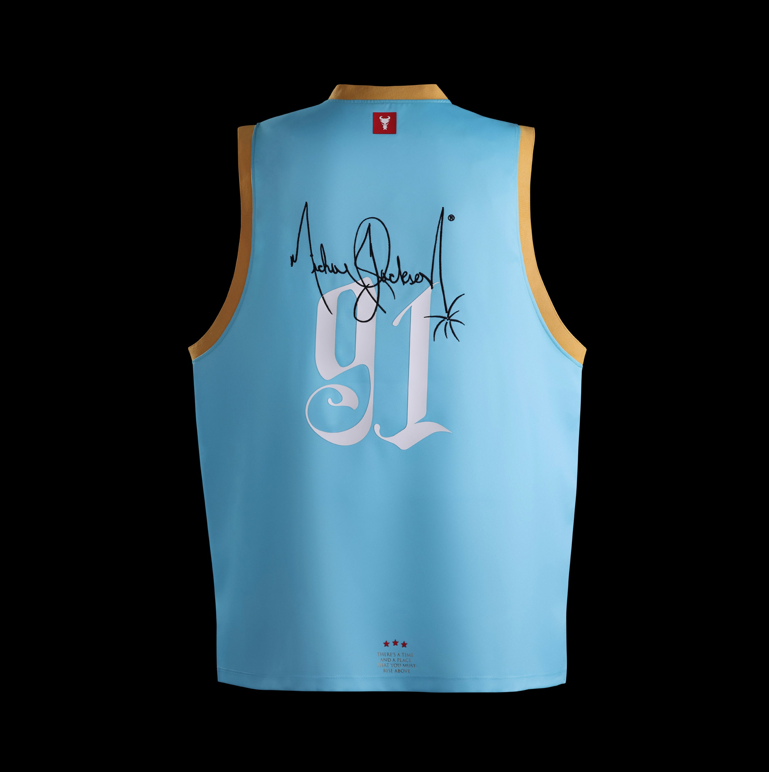 Premium Michael Jackson collectible jersey inspired by Thriller era - back detail