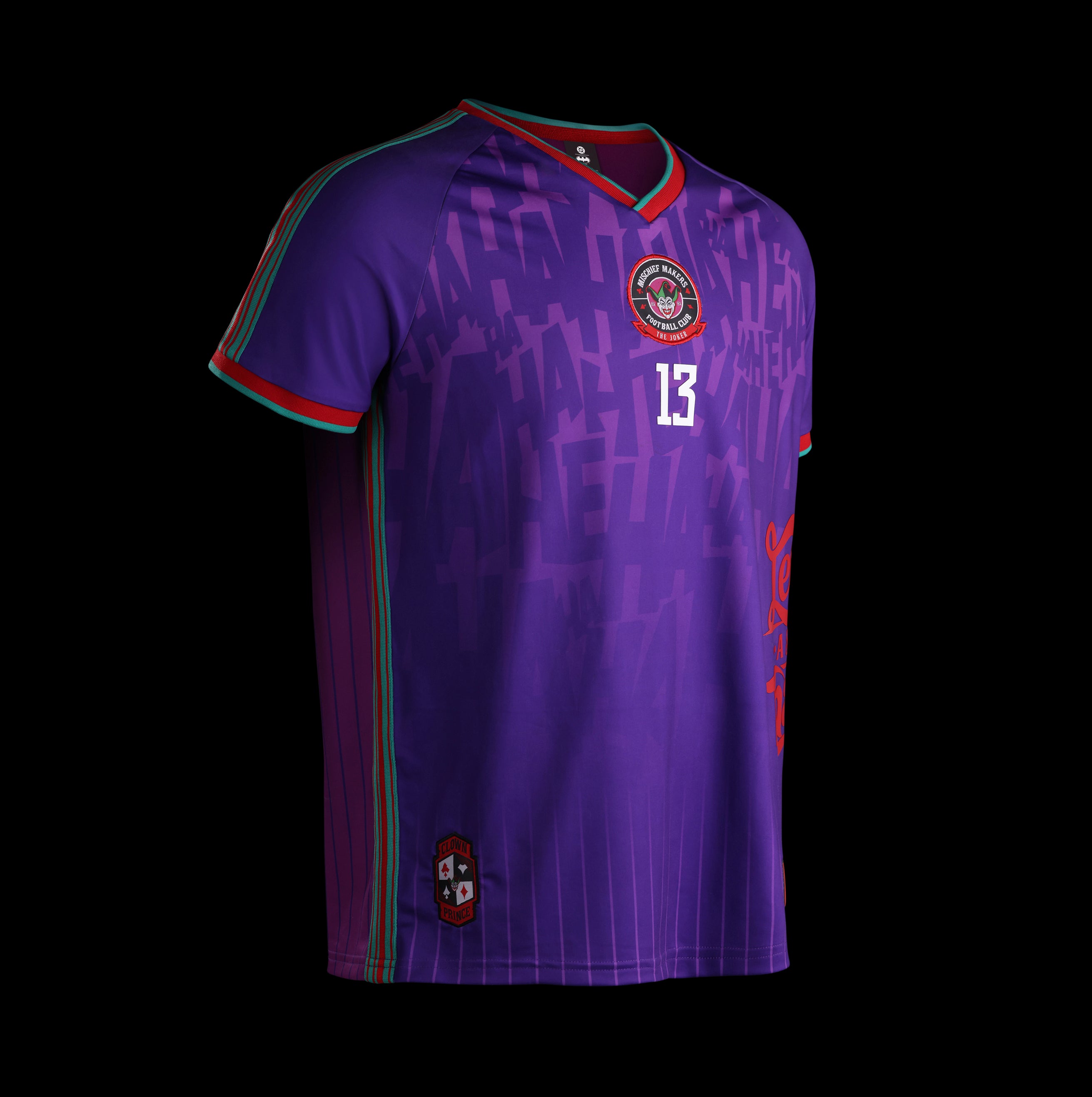 The Joker Limited Edition Collectible Jersey side view by Goat Skins