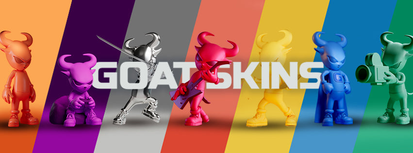 Goat Skins Social Media Banner Colorful Konic